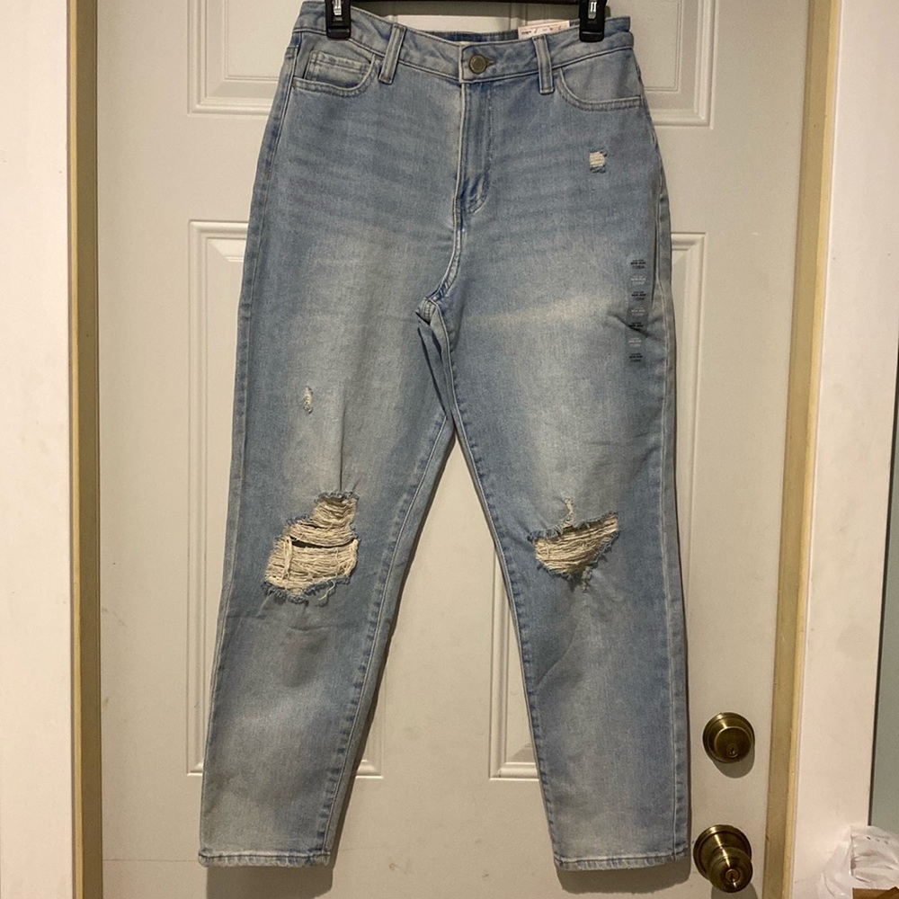 SO high rise mom jeans